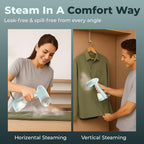 Goodscity Handheld Garment Steamer for clothes, Vertical & Horizontal Steam iron for clothes, 30s Fast heating |Travel Freindly Iron Steamer Press| 1200 Watt |250ml tank | 1 year Waranty- GC111
