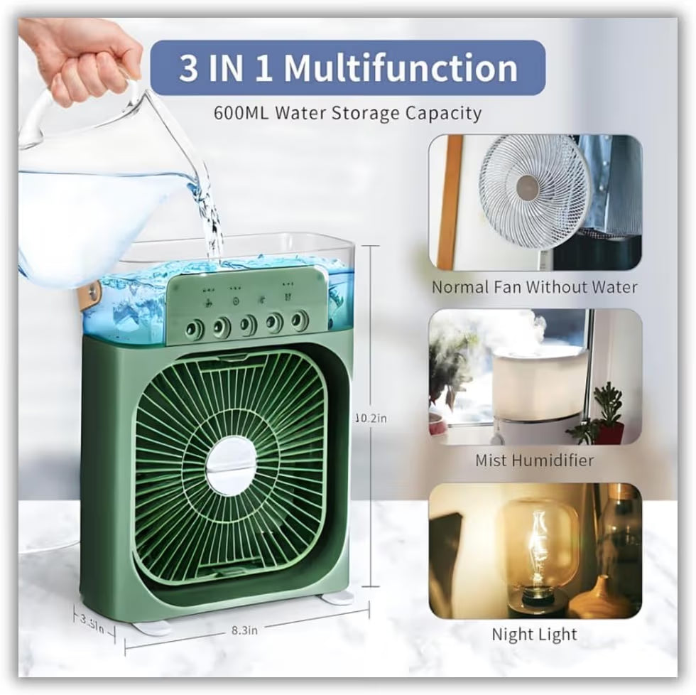 Mini mist Spray Fan, cooler,Multifunctional Fan MF