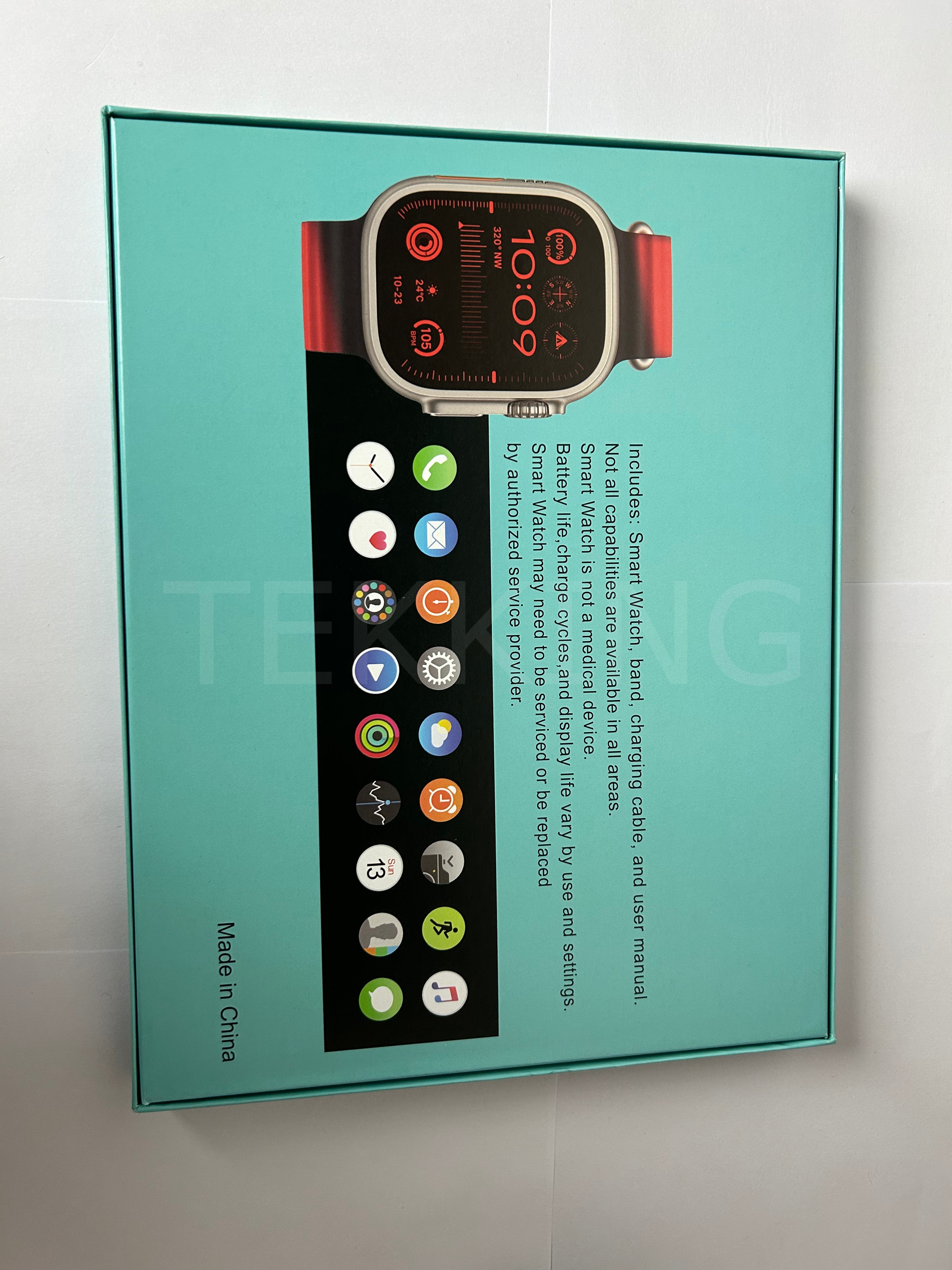 SmartWatch, Bluetooth Calling, Health Monitoring,Android & iOS Support,(Watch, 7 Straps Multicolours) for Men & Women