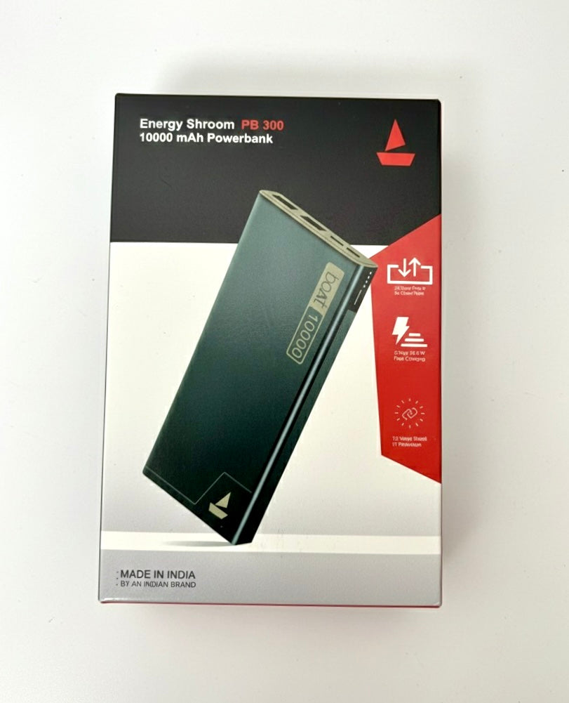 Boat PowerBank 10000Mah with Aluminium Case Premium Quality,  Bp