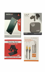4in1 COMBO' Boat PowerBank 10000Mah, Nothing Airpods, 4in1 Cable, Ooolaa Phone/tab Stand(4in1 CD)
