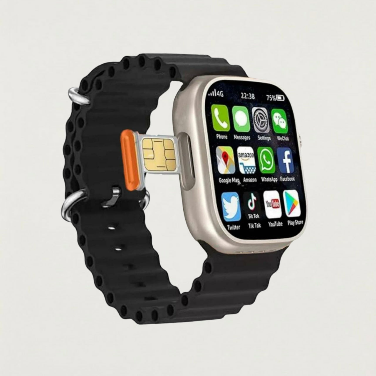 S8 Smartwatch, With All Sim Support, Also All Apps Working, Premium Quality (S8)