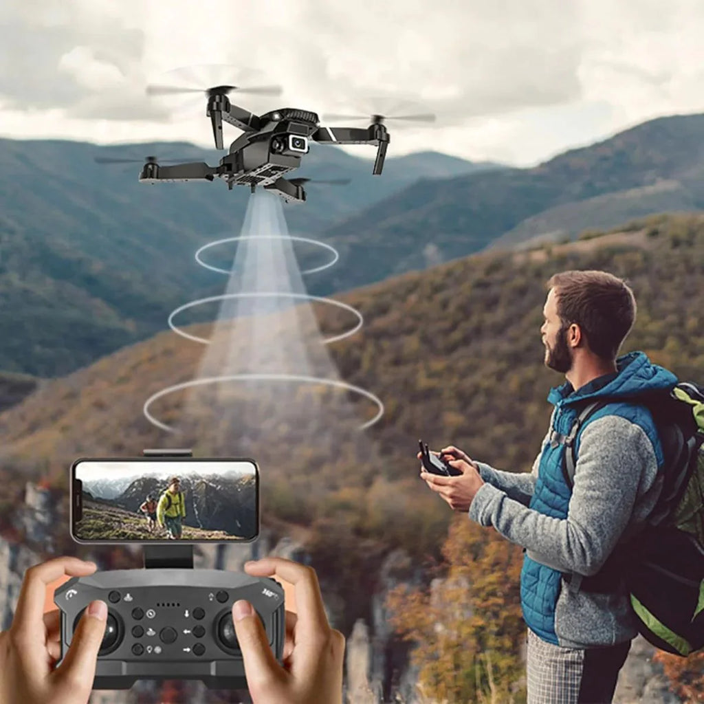J2 Drone High-Performance 4K Video Streaming Modes, Dual Camera