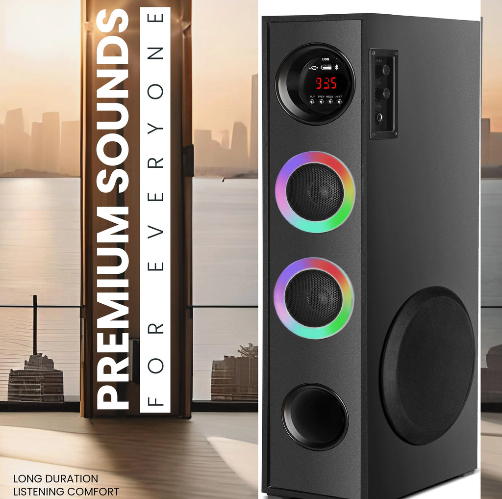 Multimedia Tower Speaker Dj System 100 W Bluetooth Tower Speake 120 W Bluetooth Tower Speaker TS