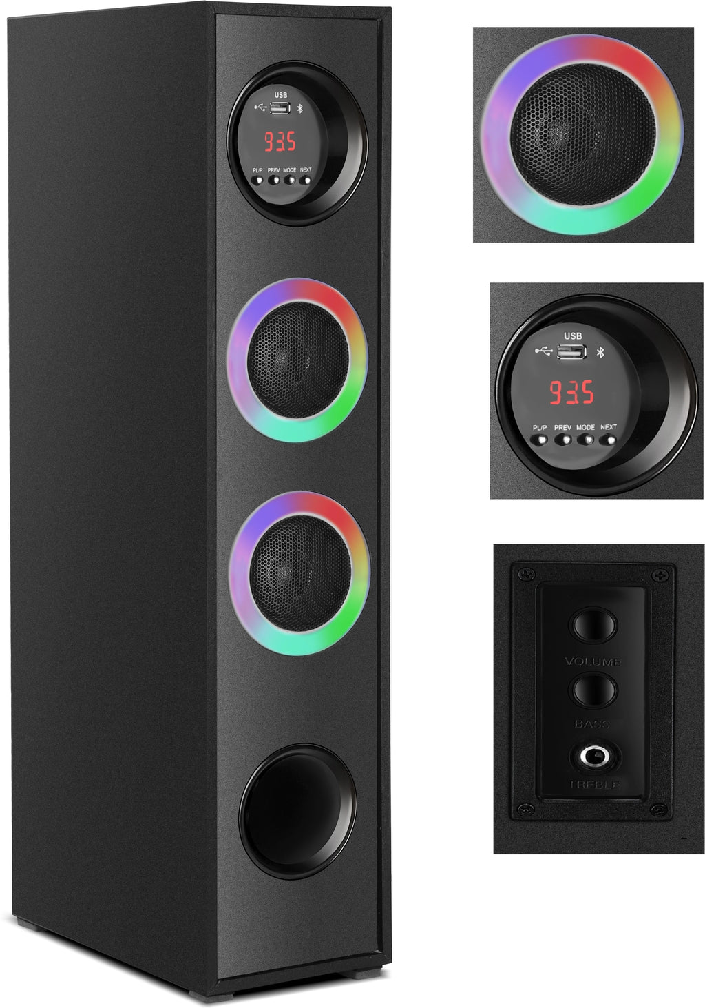 Multimedia Tower Speaker Dj System 100 W Bluetooth Tower Speake 120 W Bluetooth Tower Speaker TS