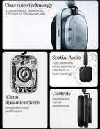Headphone (1) 42dB ANC|Dual Device|Hi-Res+LDAC|40mm Driver| Crystal Clear Sound