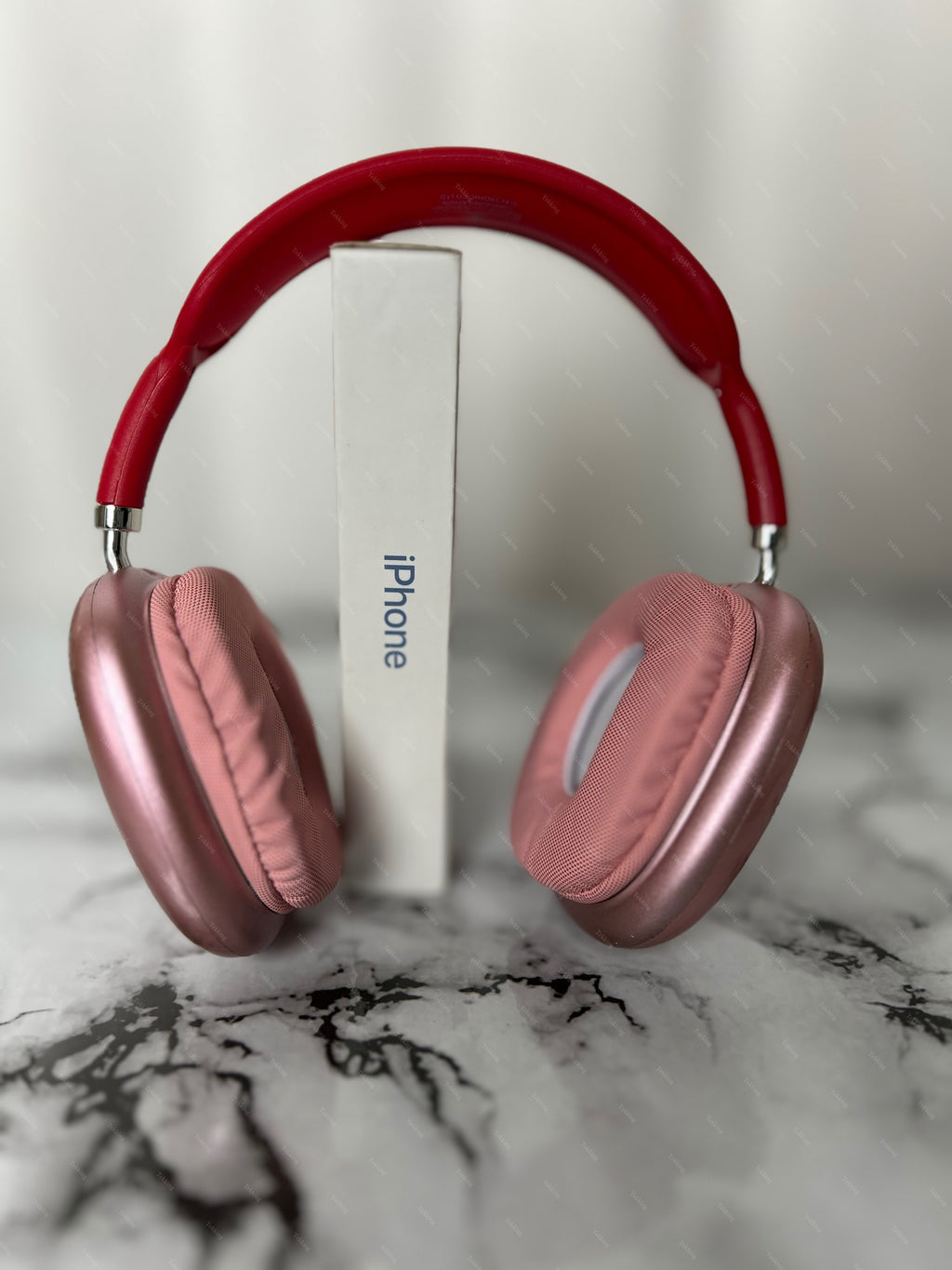 P9 Pro Headphone, Over Ear, Full Adjustable (Red Colour)