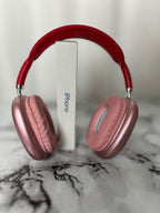 P9 Pro Headphone, Over Ear, Full Adjustable (Red Colour)