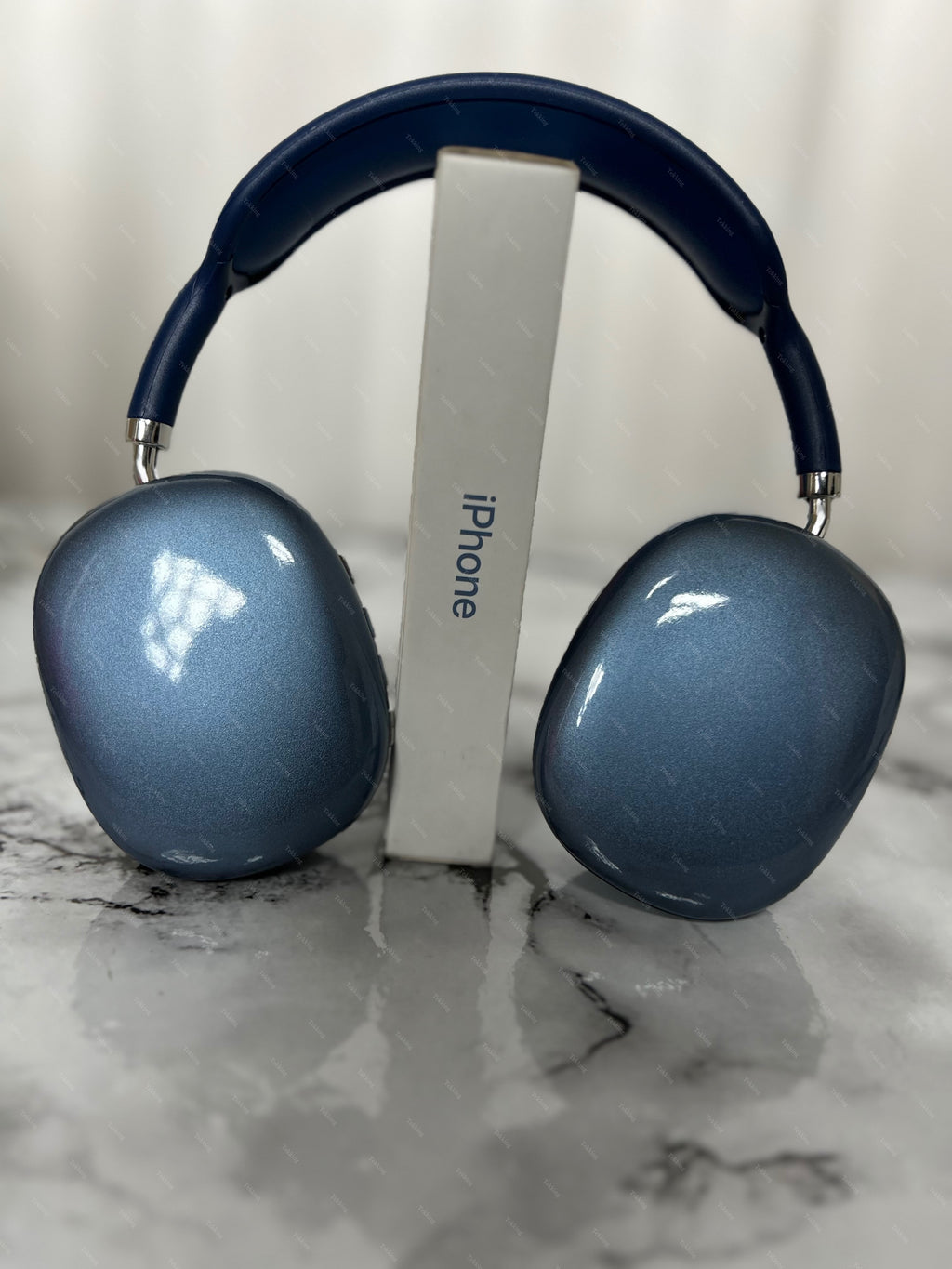 P9 Pro Headphone, Over Ear, Full Adjustable (Blue Colour)