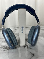 P9 Pro Headphone, Over Ear, Full Adjustable (Blue Colour)