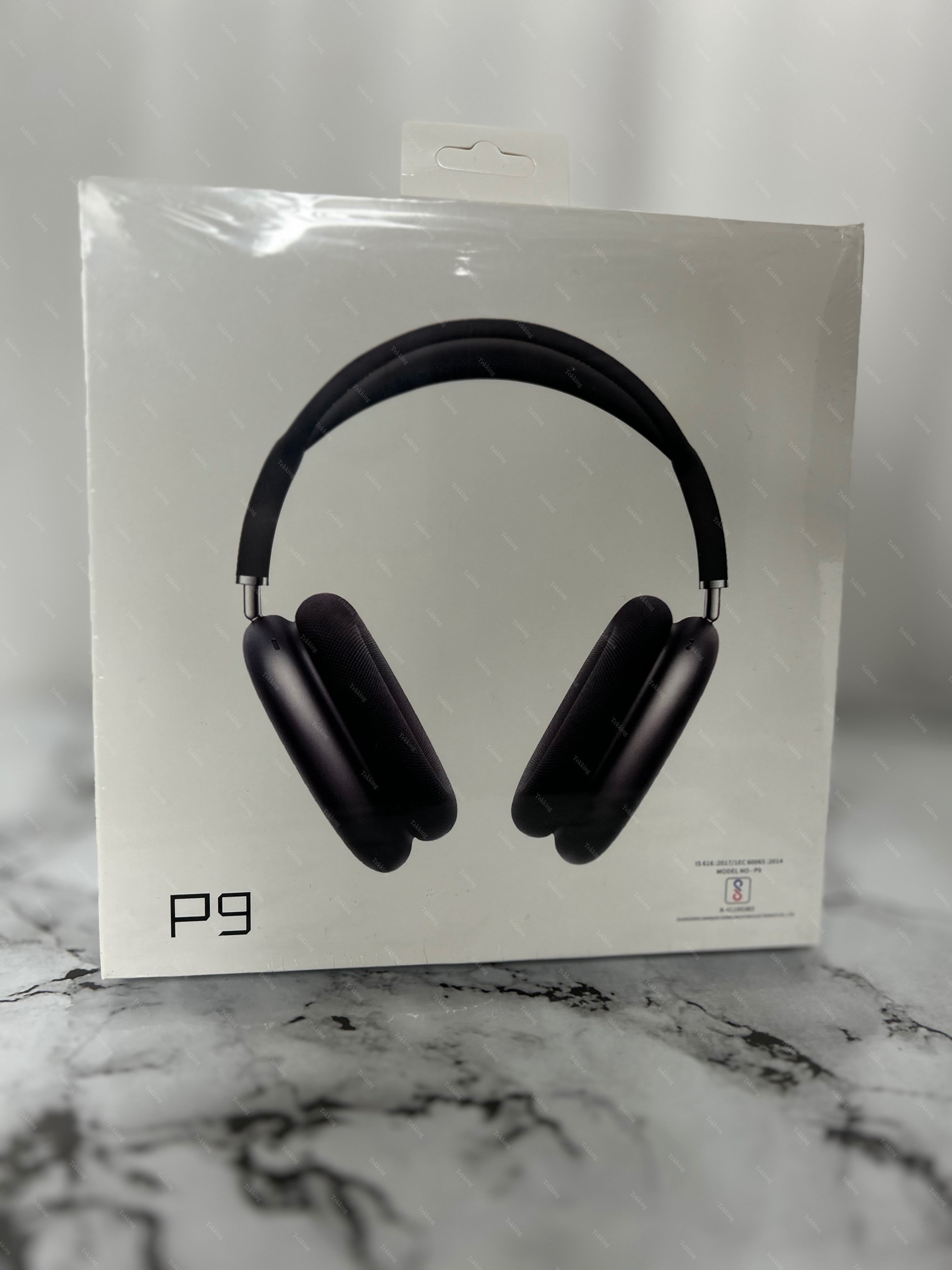 P9 Pro Headphone, Over Ear, Full Adjustable (Blue Colour)