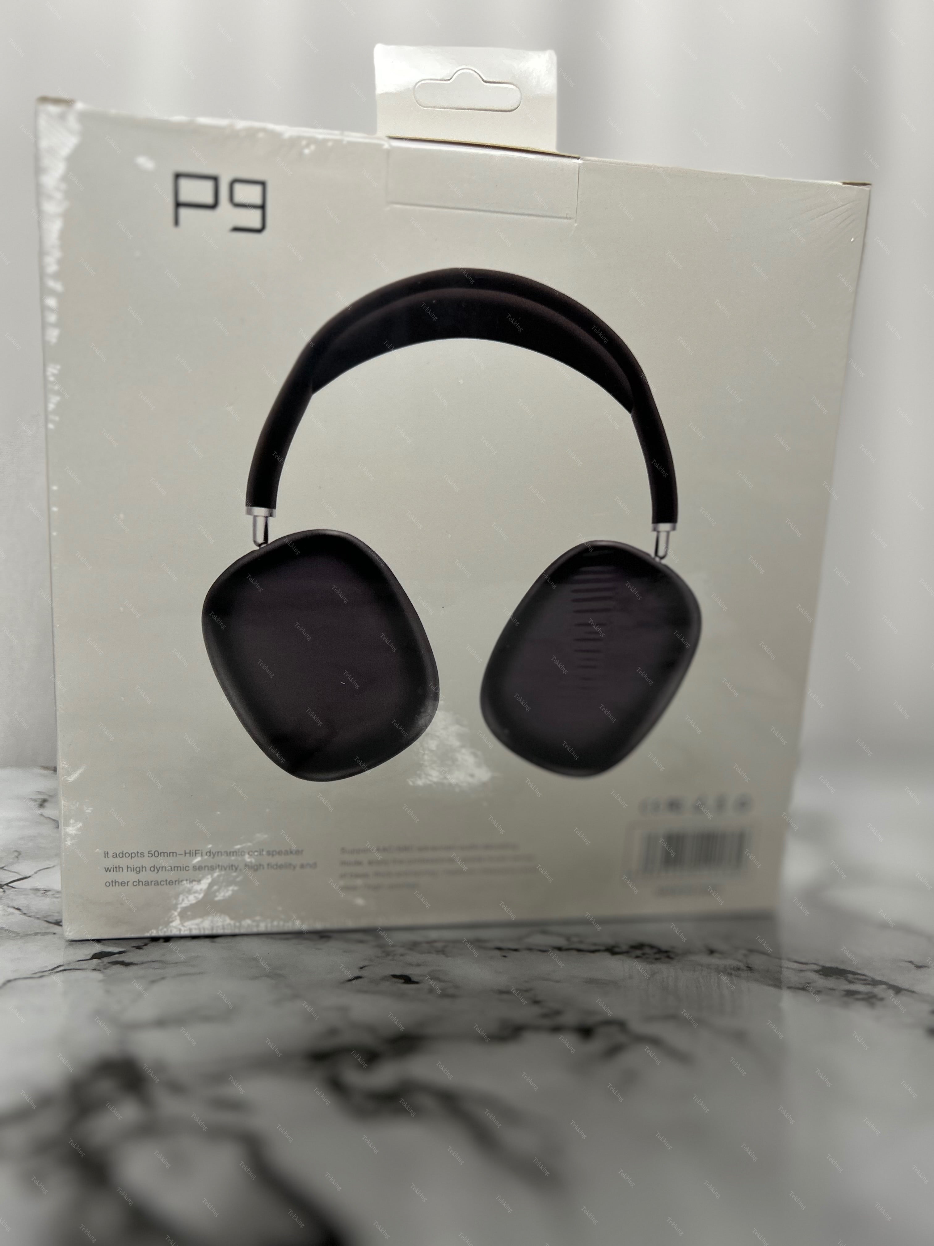 P9 Pro Headphone, Over Ear, Full Adjustable (Red Colour)