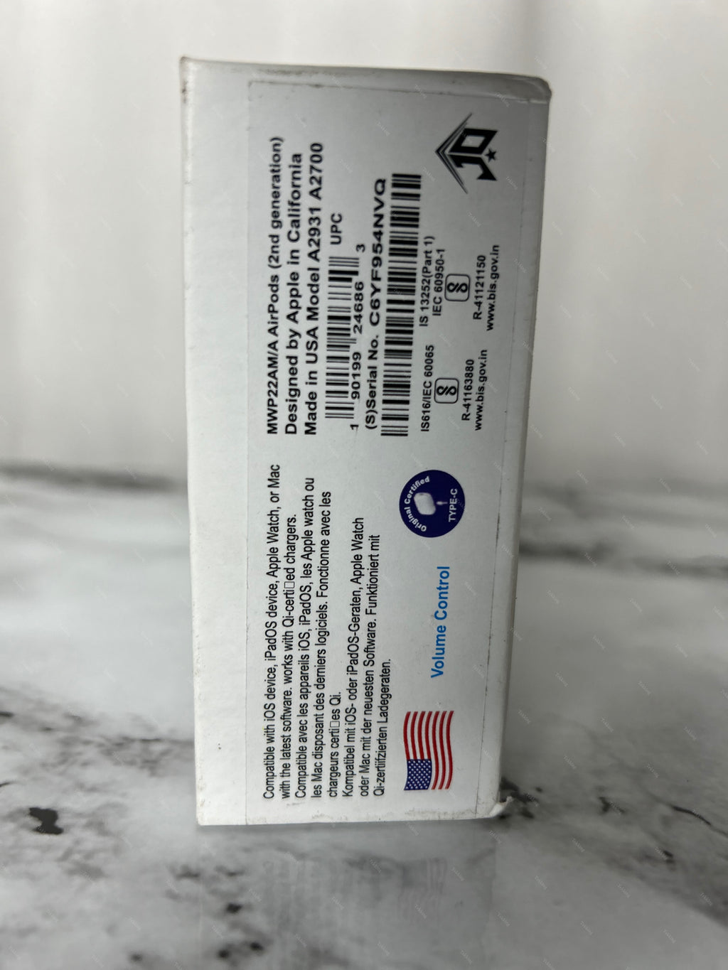 OG Airpods Pro2, With Pop-Up Animation, Premium Quality (AOQ)