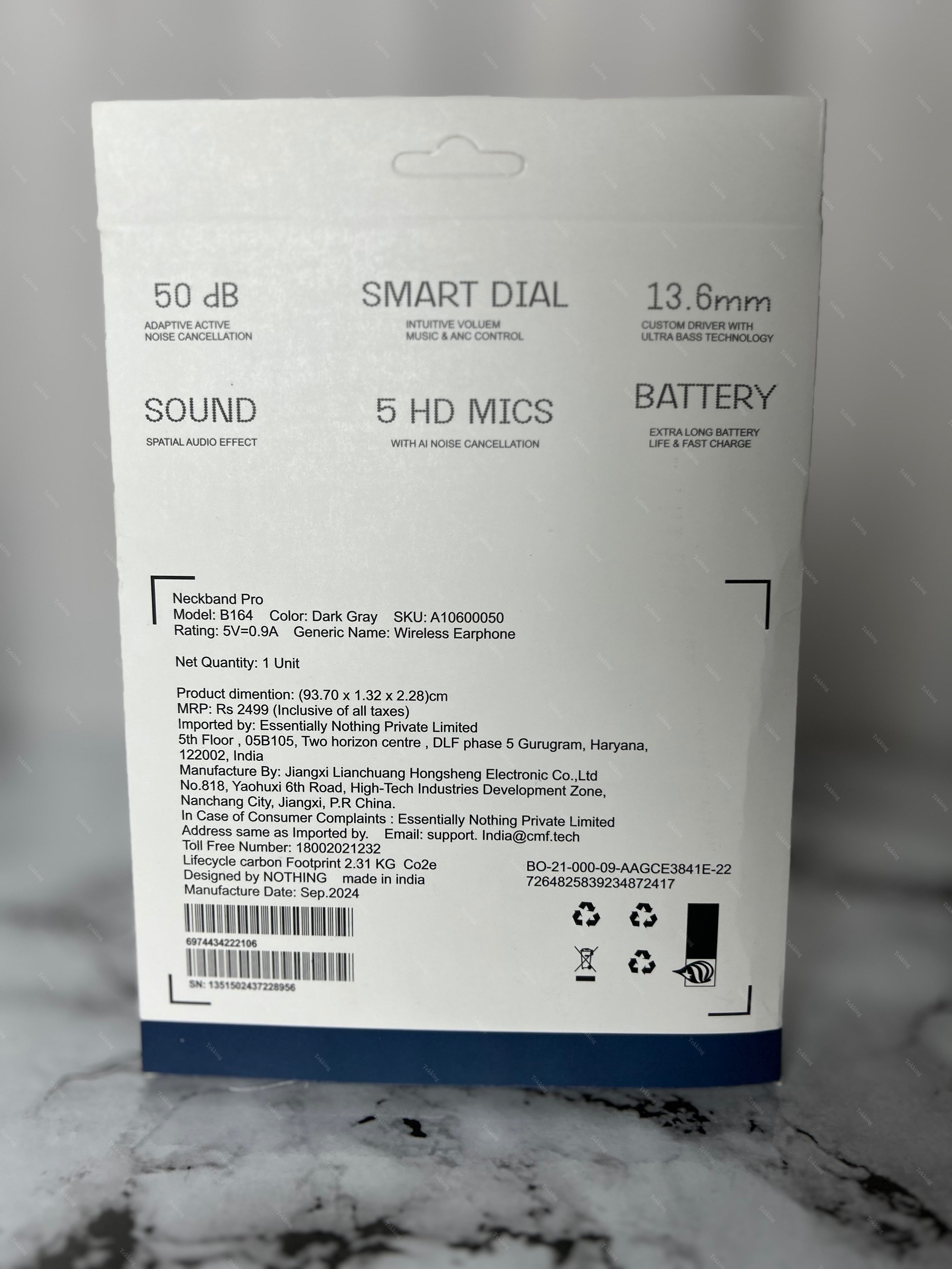 Nothing Neckband, Magnetic ON/OFF Control, Also Crown Button Working, Premium quality (NNB)