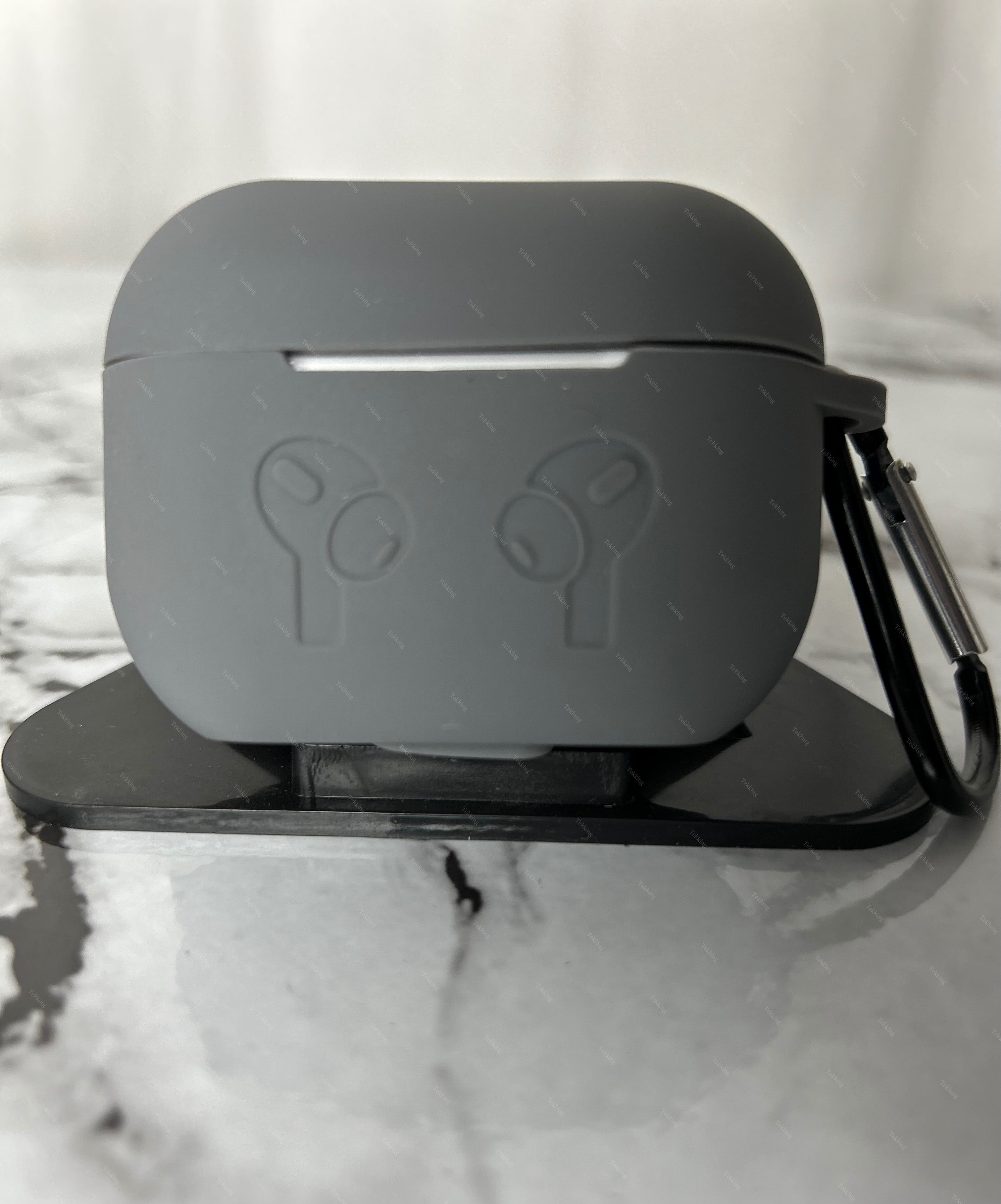 Airpods Silicon Cover(Grey colour) SC